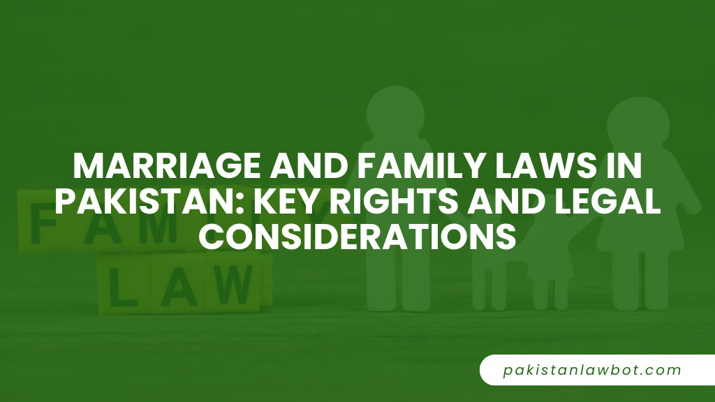 Marriage and Family Laws