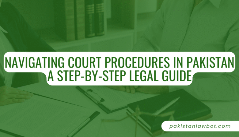 Navigating Court Procedures in Pakistan: A Step-by-Step Legal Guide