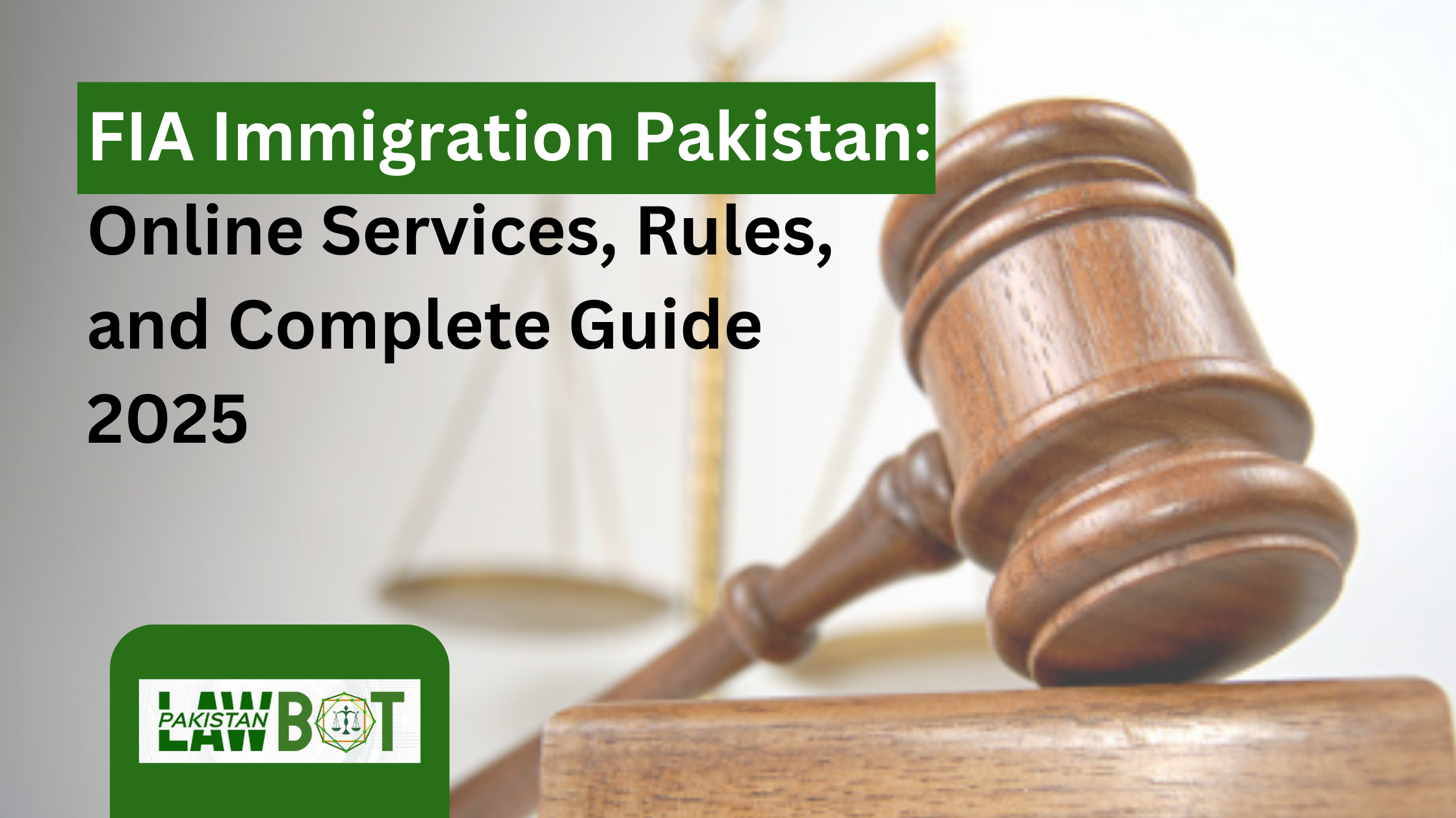 FIA Immigration Pakistan: Online Services, Rules, and Complete Guide 2025