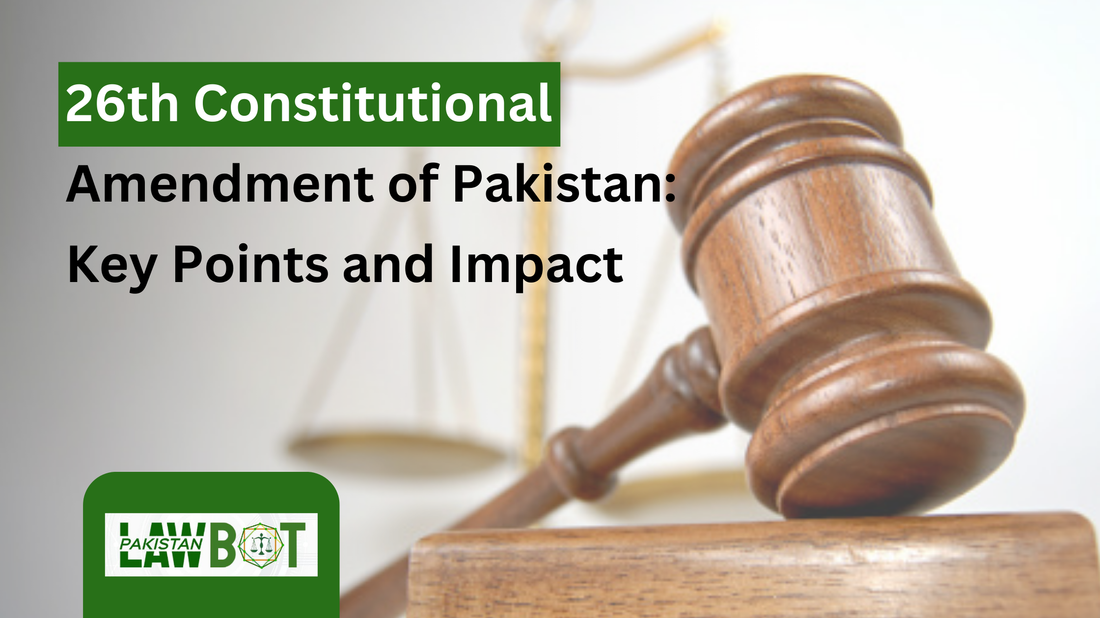 26th Constitutional Amendment of Pakistan