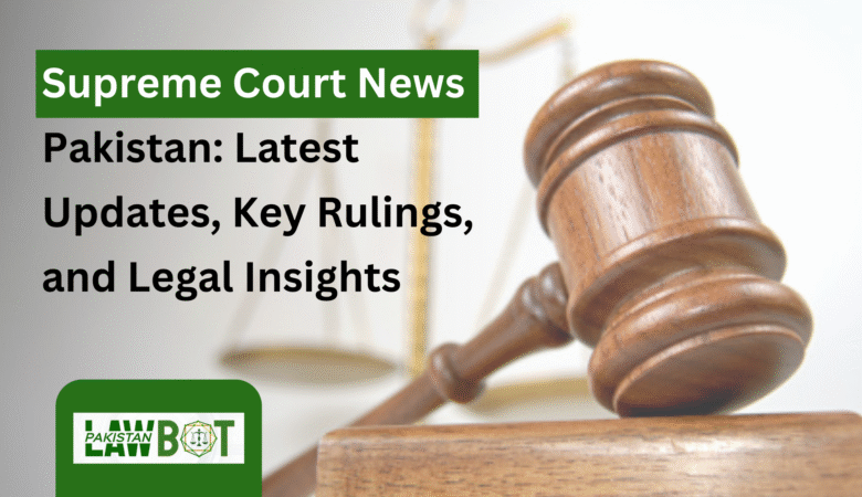 Supreme Court News Pakistan: Latest Updates, Key Rulings, and Legal Insights